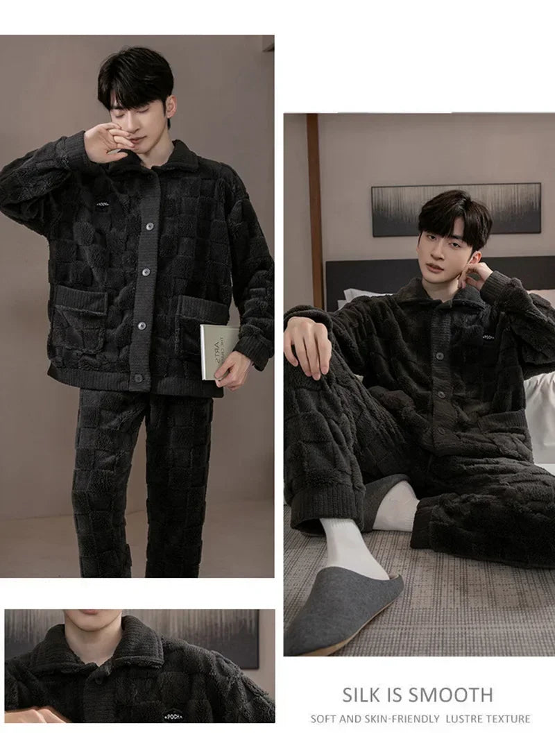 Autumn/Winter Men's Pajamas: