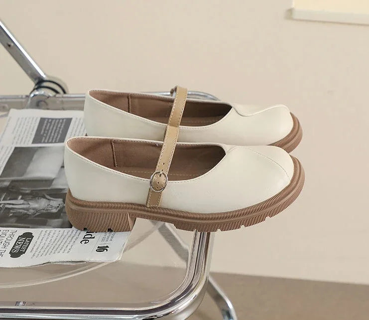 Shoes for Women Low Heel Elegant Round Toe Non Slip Woman Flats 2025 Trend On Popular Fashionable Offer Summer Vacation Shoe a