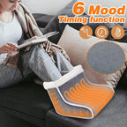 Winter hot sale Electric Heated Foot Warmers  Super Soft Feet Heating Pad  6-Level Heating Foot  Boots for men and women