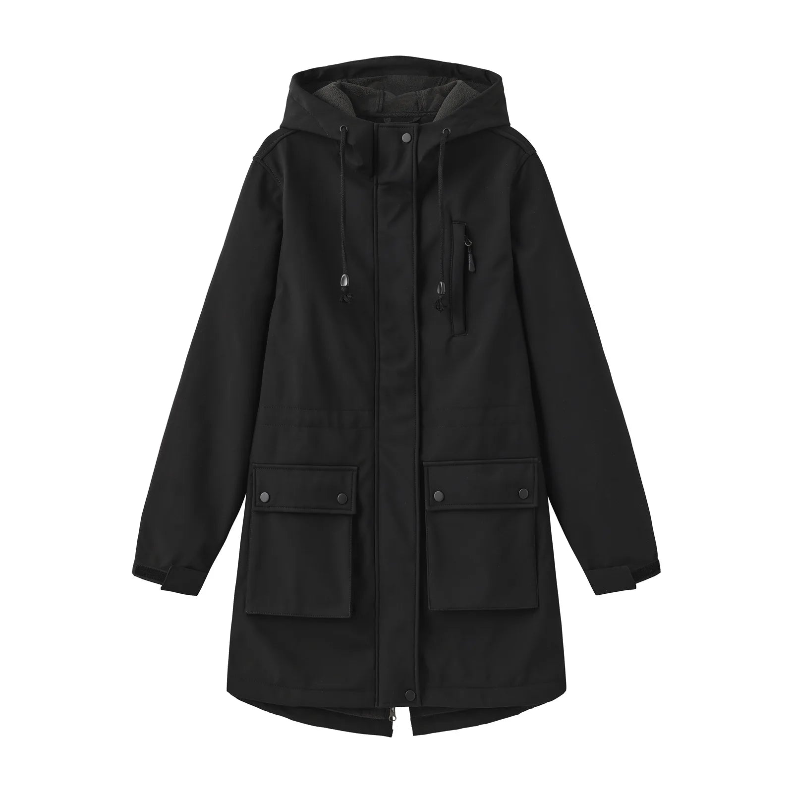 Waterproof Autumn Women's Mountaineering Coat Solid Big Pockets Hooded Loosse Female's Jacket Windproof Thermal outwear For Lady