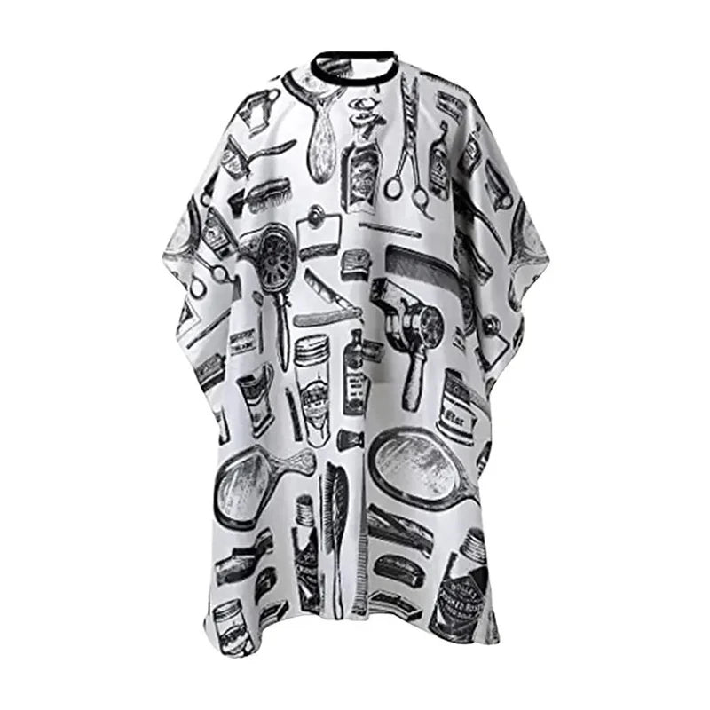 Professional Salon Hair Cutting Cape Barber Cape for Men/Women Adjustable Snap Button with Waterproof Hairdressing Salon Cloak