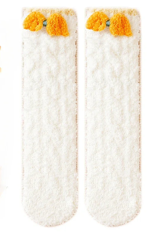 Kids Leg Warmers Baby Stockings Winter Fleece Floor Socks Coral Velvet Socks Leg Warmers Baby Knee Socks Baby Accessories