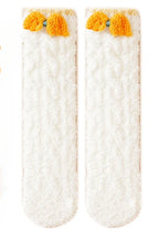 Kids Leg Warmers Baby Stockings Winter Fleece Floor Socks Coral Velvet Socks Leg Warmers Baby Knee Socks Baby Accessories