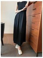 2025 Women Slip on Casual Loafers Chunky Heel Shoe Soft Moccasins Footwear New Fashion Split Toe Shoes Zapatos De Mujer