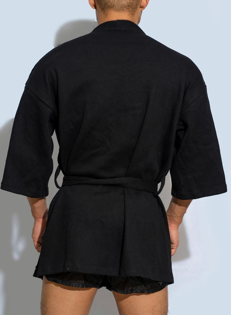 Men's Bathrobe Fashion Basic Modal Comfortable 100% Cotton Pajama Male Casual Home Bath Robes