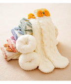 Kids Leg Warmers Baby Stockings Winter Fleece Floor Socks Coral Velvet Socks Leg Warmers Baby Knee Socks Baby Accessories