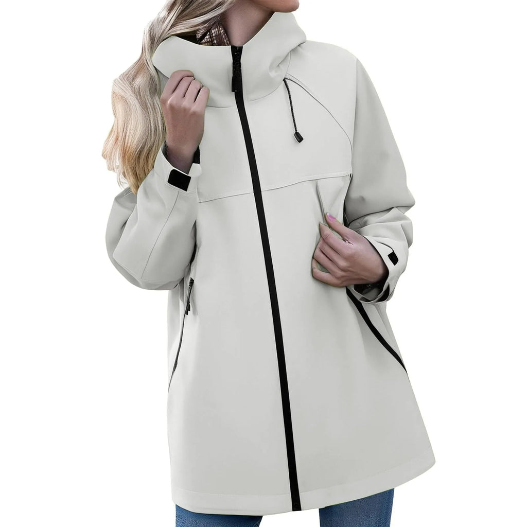 Women'S Jacket New Autumn Thin Coat Casual Windbreaker Female Protection Jacket Basic Zipper Coat Tops Chaquetas De Mujer