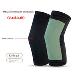 Warm Knee Warmers Thermal Arthritis Support for Elderly Adults Indoor Winter Sports Leg Protection Healthcare Pain Relief 1pair