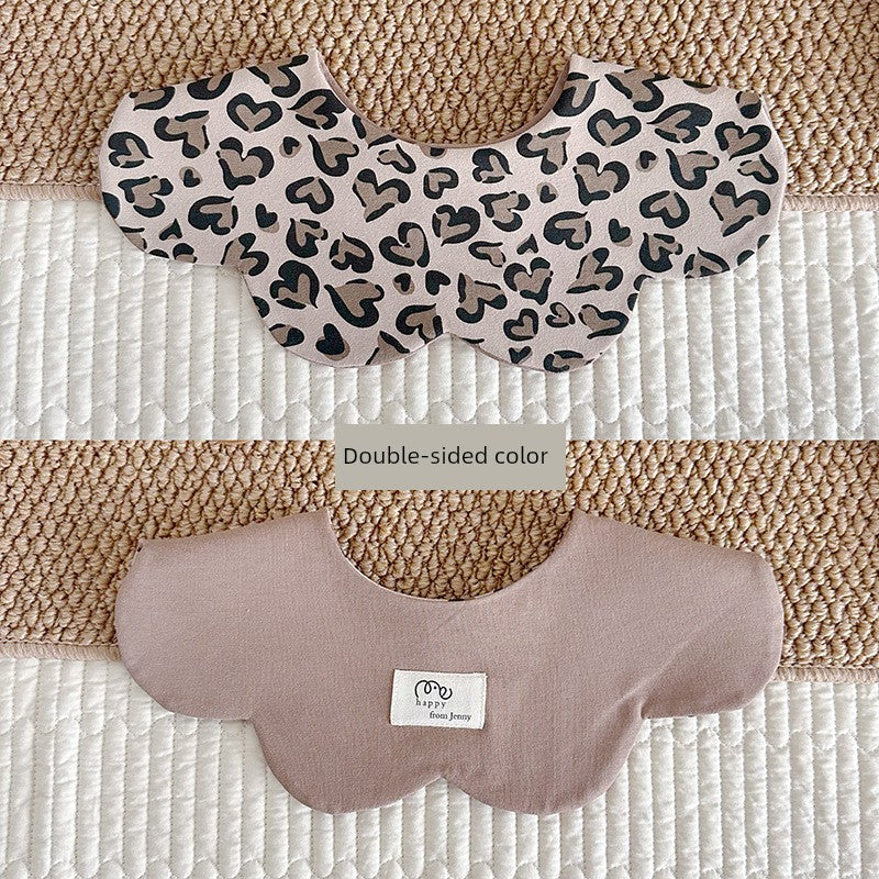[2] Baby double-sided saliva towel ins K-style New arrival baby cotton bib Easiest for match double-sided saliva pocket bib