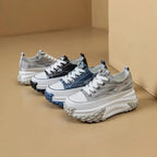 Women's Shoes High on Platform Retro Ladies Footwear Y2k Fashion Casual Light Cheap Offer Daily Routine 39 Vulcanized Shoe Deals