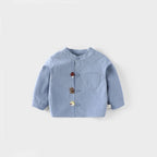 2025 Fall New Toddler Kids Pants Cotton Cartoon Embroidered Harem Pants Baby Boy Casual Striped Denim Baggy Trousers