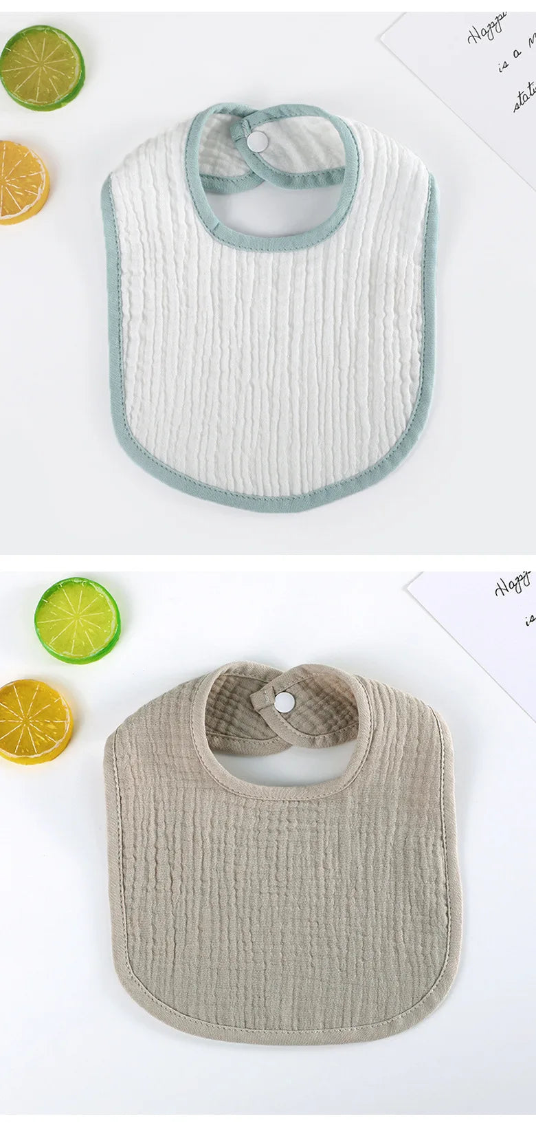 Baby Girl Boy Feeding Bibs Solid Color Apron Saliva Towel Kids Toddler Dinner baberos Bandanas Burp Cloths Newborn Drool Bib