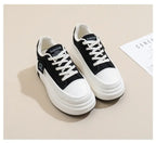 Shoes for Women Autumn Trend New Woman Flats Shoes Chunky Lace-up Soft-sole Casual Sneakers Female Vulcanized Shoe Walking Shoe