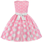Girls' clothing, girls' baby clothes, skirt with bow and polka dot pattern, imitation show, Halloween party, exquisite clothing