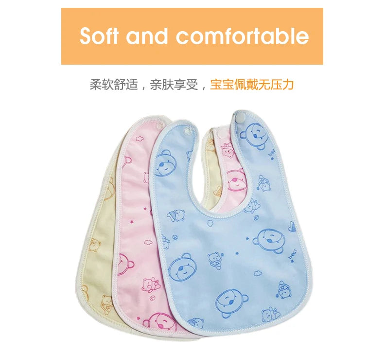 Baby Bibs for Children Waterproof Babys Bib Newborn Water Uptake Bibs Burp Cloths Things for Baby Stuff Feeding Boy Girl