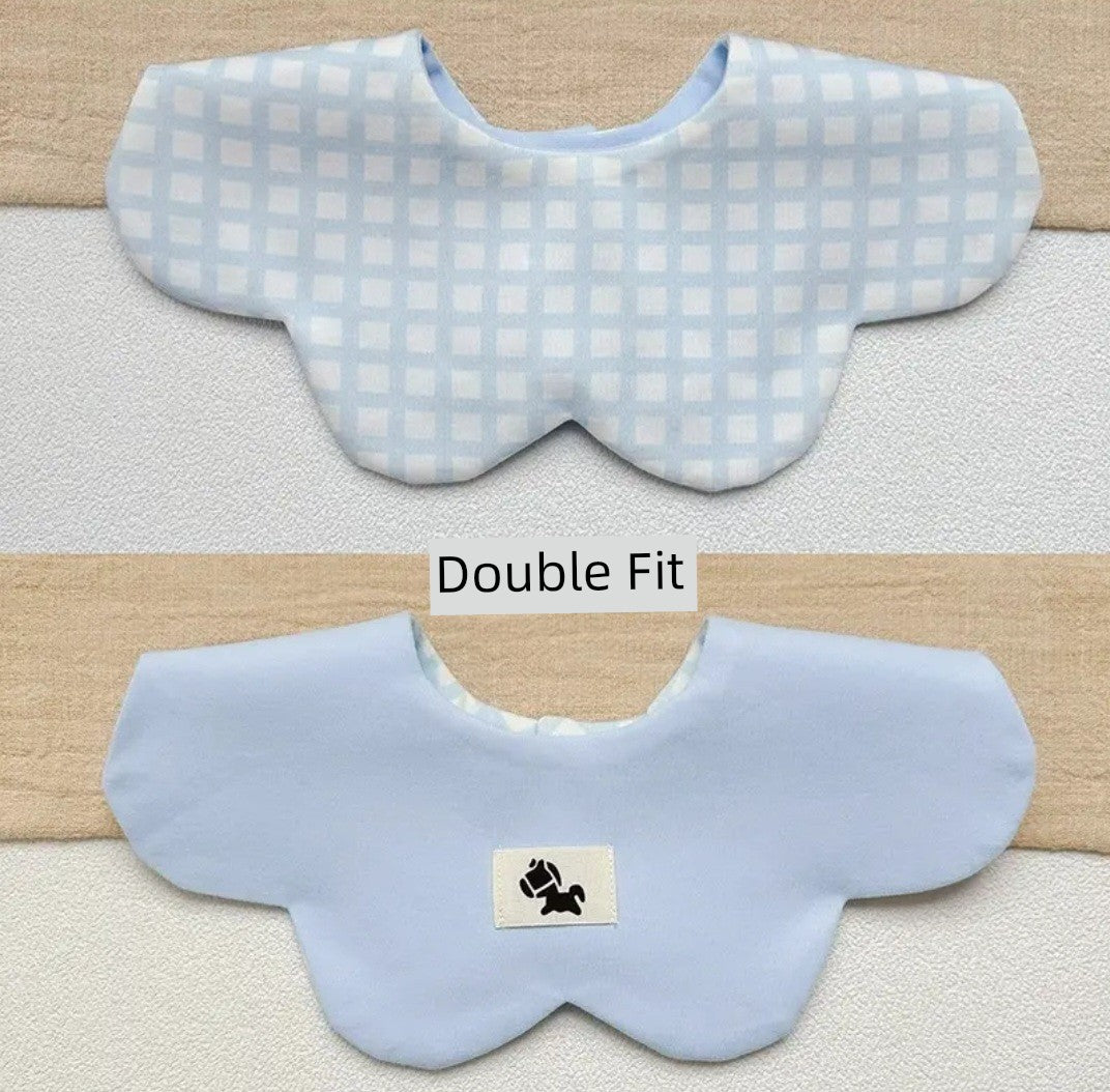 [2] Baby double-sided saliva towel ins K-style New arrival baby cotton bib Easiest for match double-sided saliva pocket bib