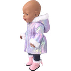 43 cm Doll Clothes Down Jackets Warm Coat for American Girl Doll Accessories Fashion New Baby Born Down Jackets Suit 18inch Doll