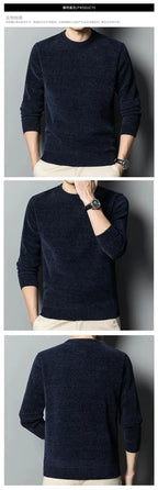 Men's Sweater Thickened Knitted Pullover