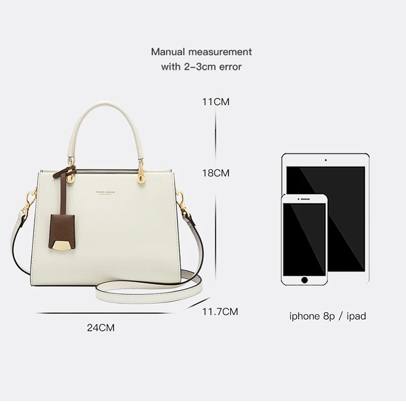 Women's Handbags Shoulder Bags For Female Luxury Designer Top-Handle Tote Bag Purse