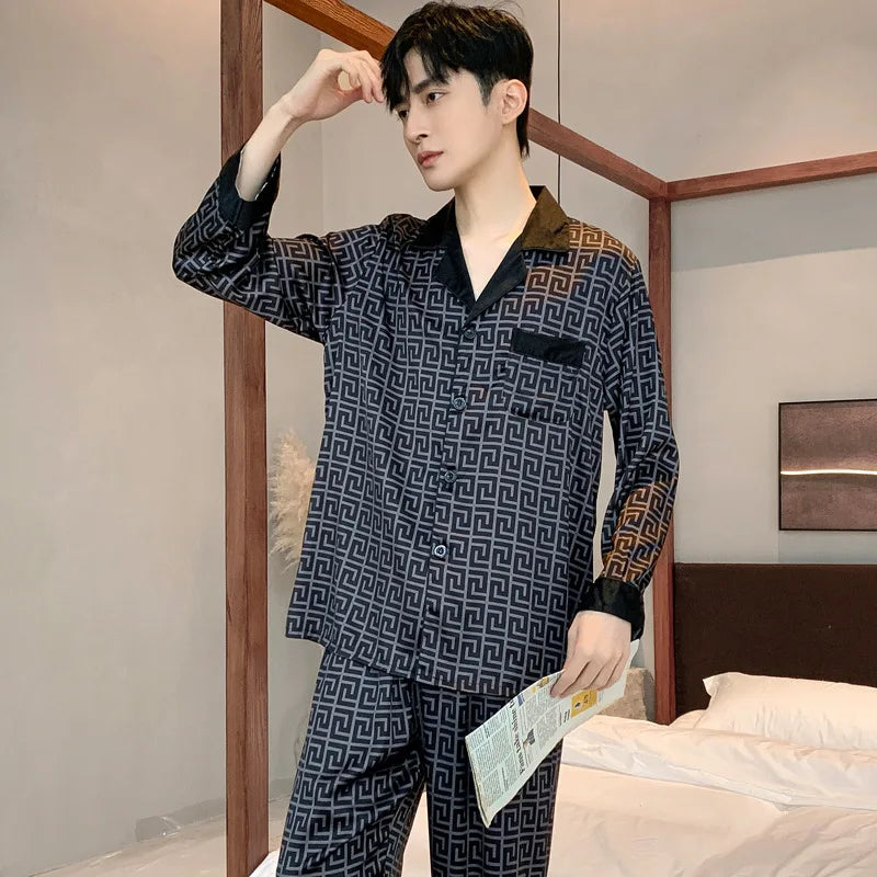 Pajamas Men Spring Summer