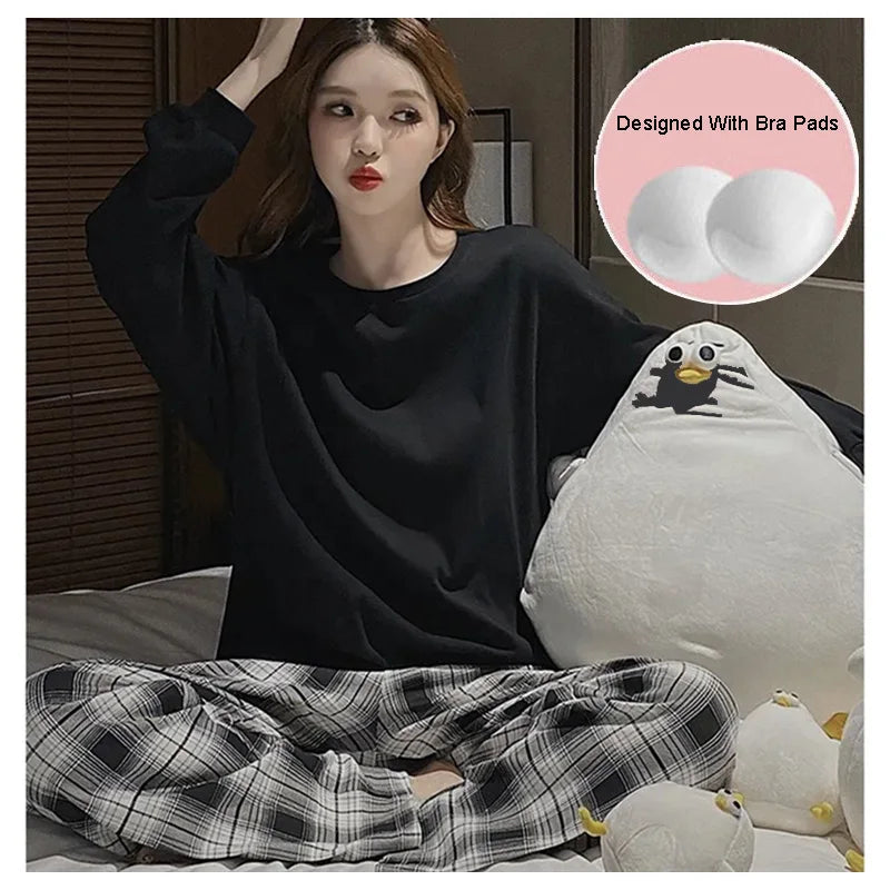 Nursing Pregnant Women's Clothing Set Large Size