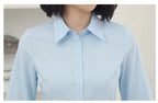 Elegant Women Shirts Woman White Shirt Long Sleeve Blouse