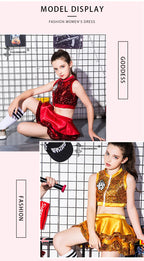 Children's Day Children's Performance Costumes Jazz Dance Sequins Modern Dance Street Dance Costumes Girls Performance Clothing