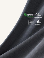 Men Robes Ultra Fine Modal Lounge Robe for Autumn and Winter Soft Silky Bath Robe for Men