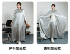 Large Size Hair Salon Hair Cutting Wrap Long Sleeve Hairdresser Robe Anti Hair Gown Barber Hairdressing Cloak Barbershop Apron