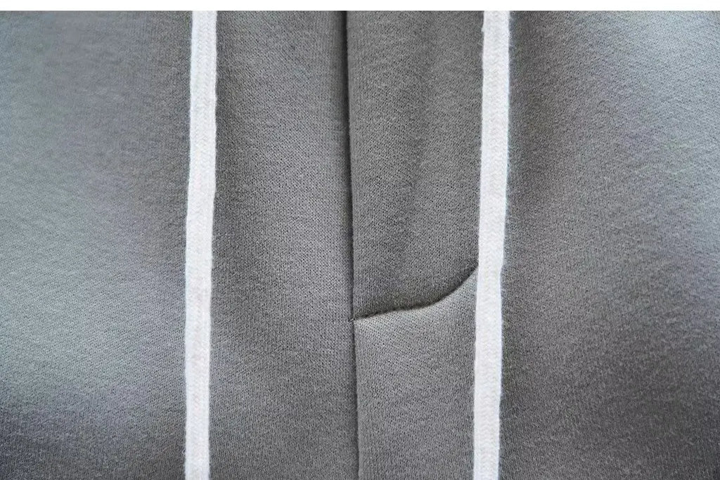 Men's Pants - Solid Color Casual Pants, Sweatpants