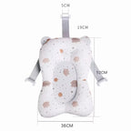 Baby Shower Bath Tub Pad Non-Slip Newborn Bathtub Mat Safety Nursing Foldable Support Comfort Body Cushion Mat Pillow Cartoon