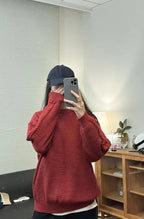 Man Clothes Red Coat Jacket Knitted Sweaters