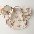 Baby Bibs INS Nordic Style Angel Feed Pocket Burp Girl Boy Infant Meals Bib Waterproof Easy Clean Cute Elephant Bibs Soft PU