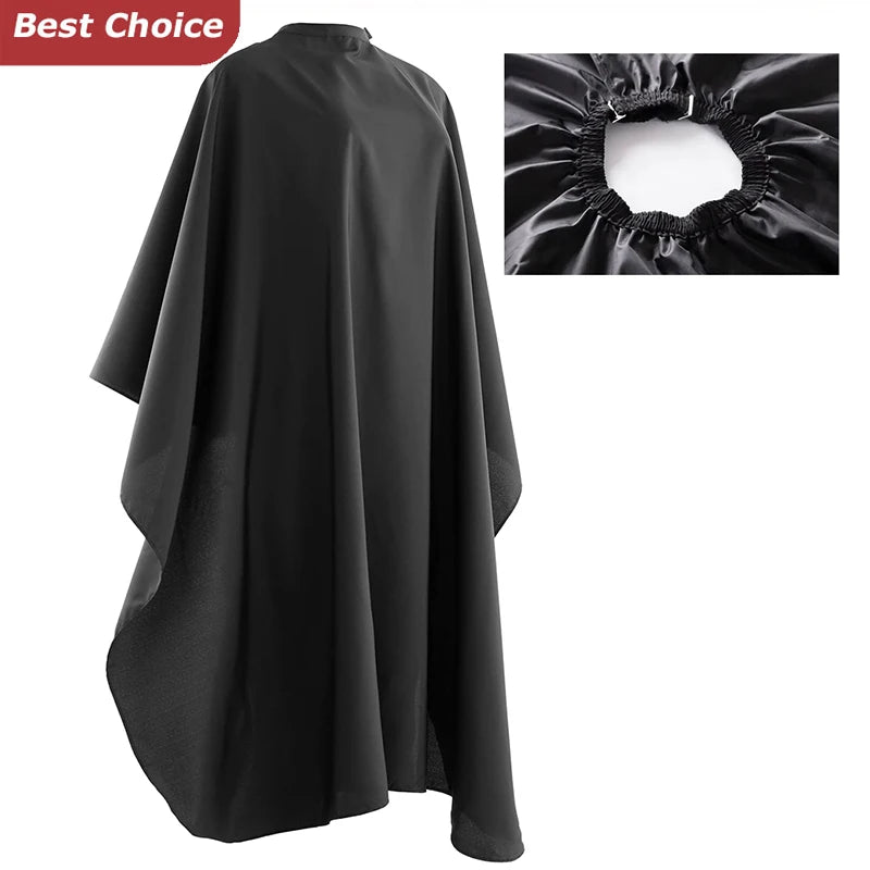 Professional Salon Hair Cutting Cape Barber Cape for Men/Women Adjustable Snap Button with Waterproof Hairdressing Salon Cloak