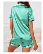 Women's Pajamas Set Satin Sleepwear