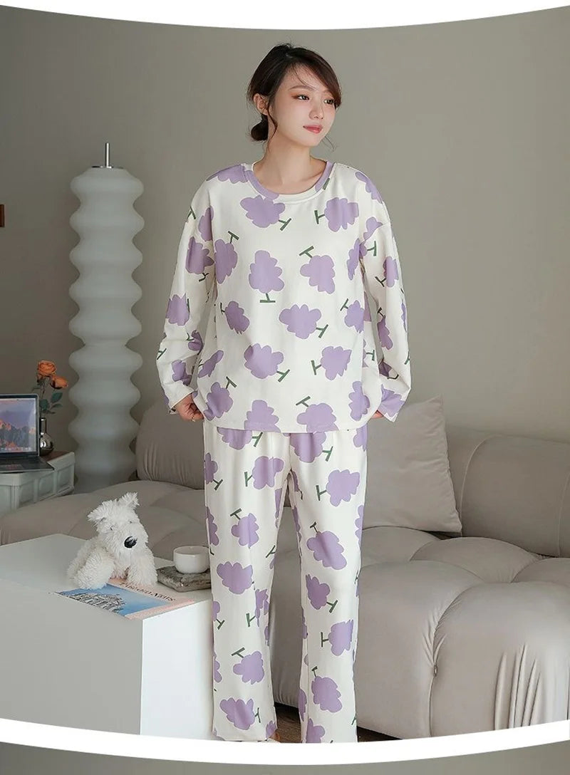 Nursing Pregnant Women's Clothing Set Large Size