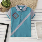 Boys Polo Shirts Short Sleeve Kids Shirt for Boys Collar Tees Fashion Baby Boys Girls Shirts 2-16 Years Children Clothes Tops