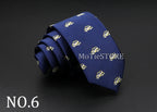 New Design Animal Tie For Men Polyester Woven Necktie Ladybug Dog Dinosaur Shark Jacquard Fashion Party Wedding Gravata Ties