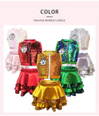 Children's Day Children's Performance Costumes Jazz Dance Sequins Modern Dance Street Dance Costumes Girls Performance Clothing