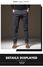 Fall High-End Casual Pants Men's Wear-Resistant Versatile Busin West Pants Trendy Loose Straight Long Pants for Men