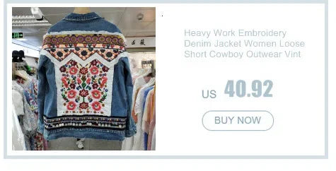 Big Fox Fur Collar Down Cotton Denim Jacket Women Vintage Cowboy Outerwear Winter Thick Loose Short Zipper Jeans Jacket Female