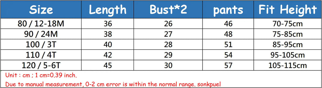 Children Baby Clothing Sets Winter Casual 2 PCS Child Sets Sport Suit for Girls Boys