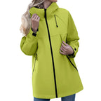 Women'S Jacket New Autumn Thin Coat Casual Windbreaker Female Protection Jacket Basic Zipper Coat Tops Chaquetas De Mujer
