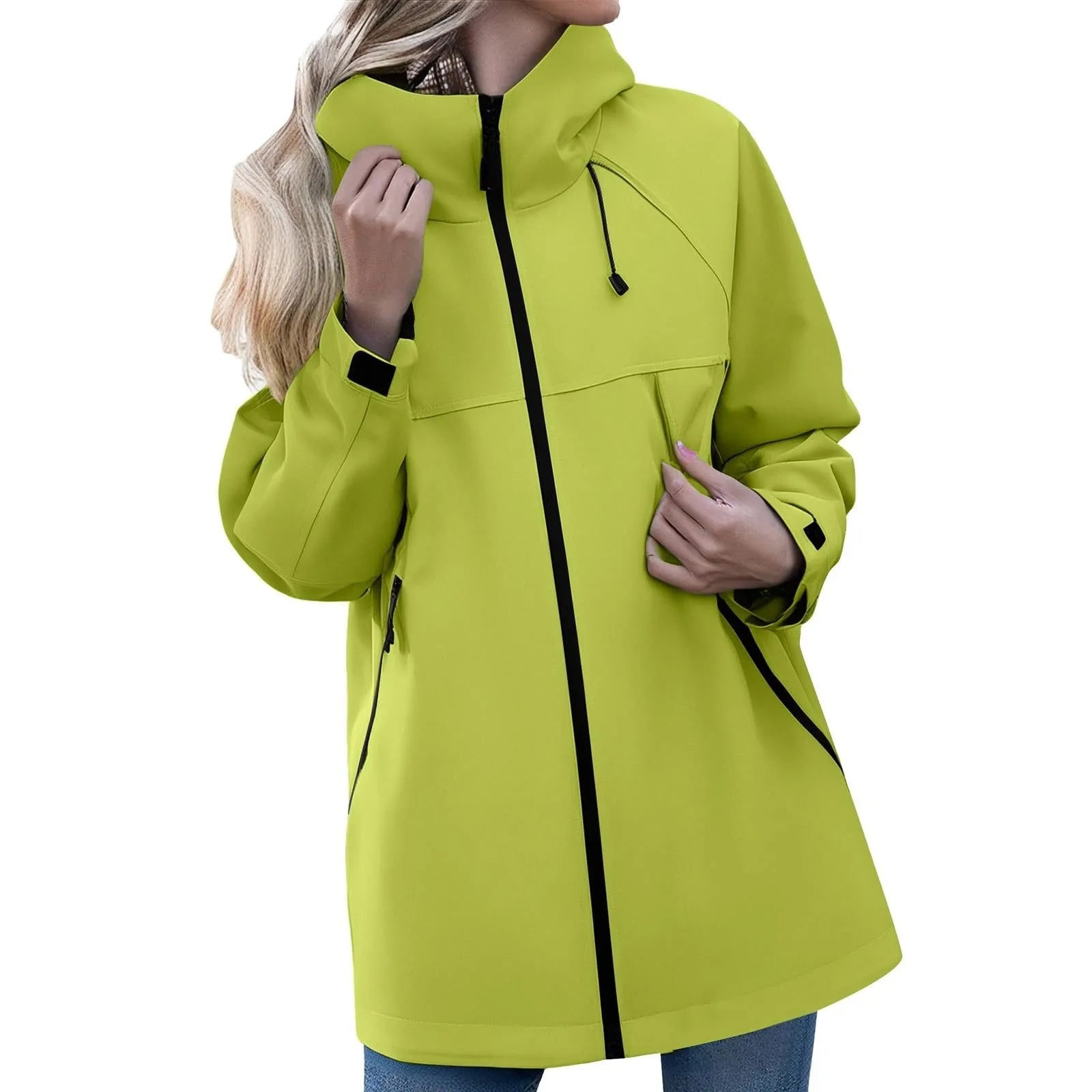 Women'S Jacket New Autumn Thin Coat Casual Windbreaker Female Protection Jacket Basic Zipper Coat Tops Chaquetas De Mujer