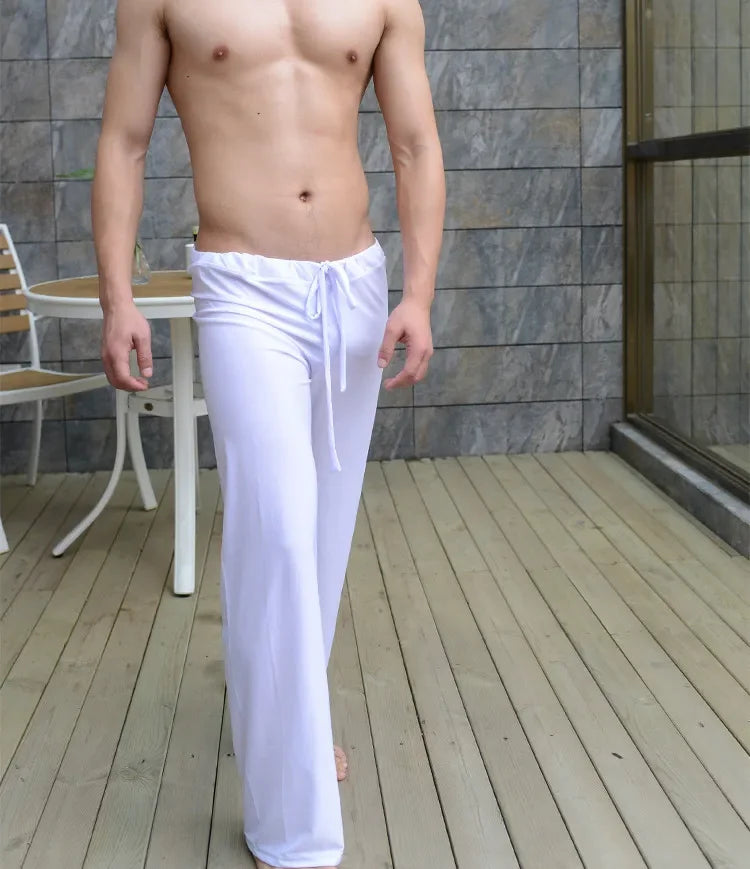 pajamas for men sexy tie leggings