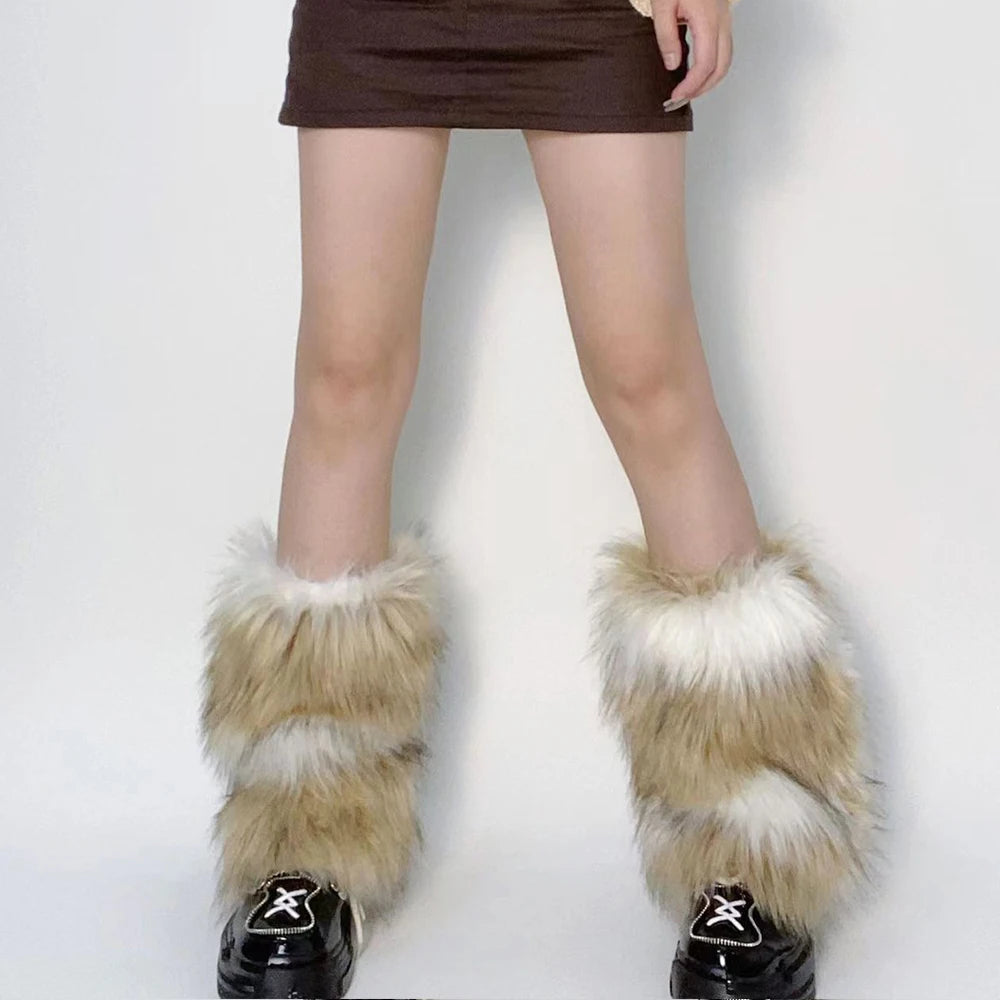 Leopard Print Leg Warmers