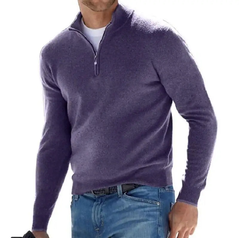 2025 Long Sleeved Sweater Men's Base Sweater for men in Autumn and Winter