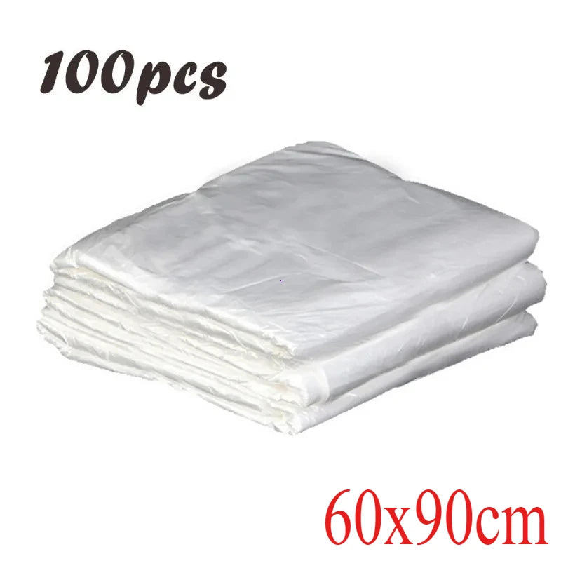 100pcs Waterproof Disposable Hair Salon Capes Washing Pads Shampoo Cape Hairdressing Shawl Barbershop Hair Salon Cape
