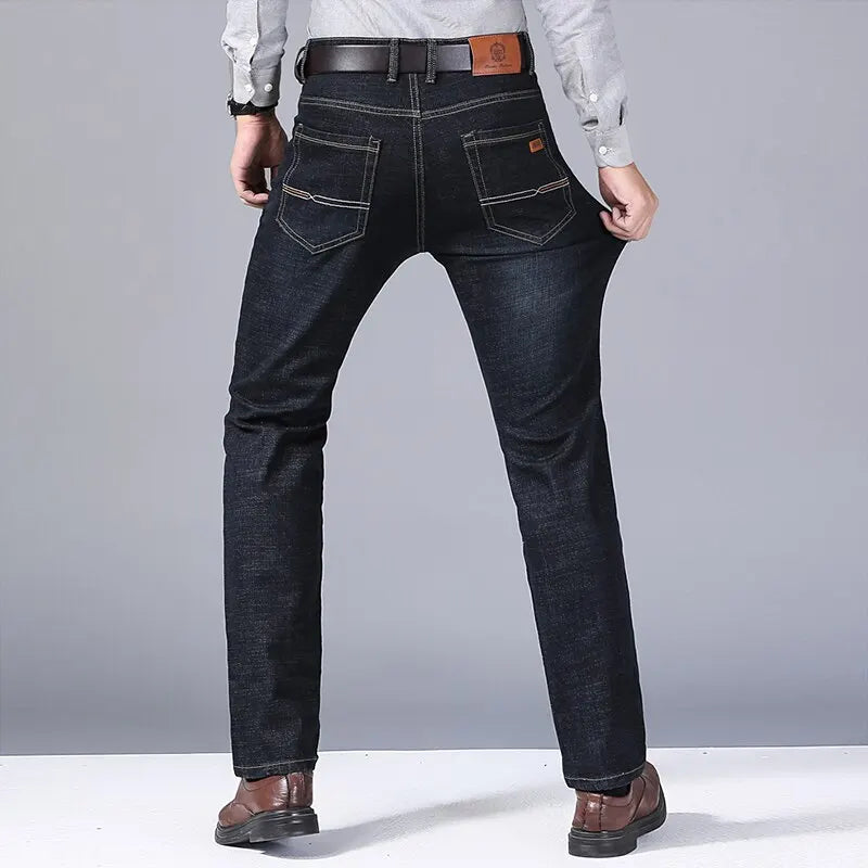 New Men Classic Jeans  Denim Overalls Mens Pants Size 32-38