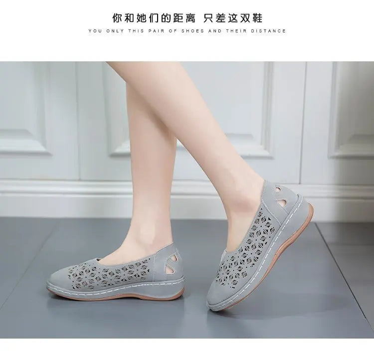 2024 Women Sandals Shoe Open Toe Dance Ladies Platform Shoes for Women Lightweight Comfortable Outdoor Walking Sandalias Mujer